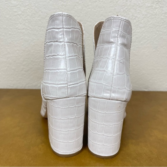 Steve Madden Rookie Crocodile Pattern Ankle‎ Bootie Size 7 Women - Picture 7 of 14